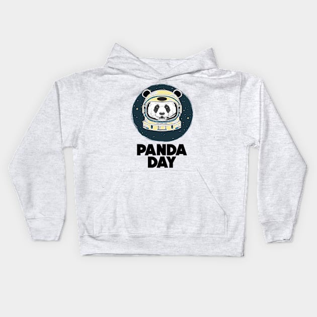16th March - Panda Day Kids Hoodie by fistfulofwisdom
